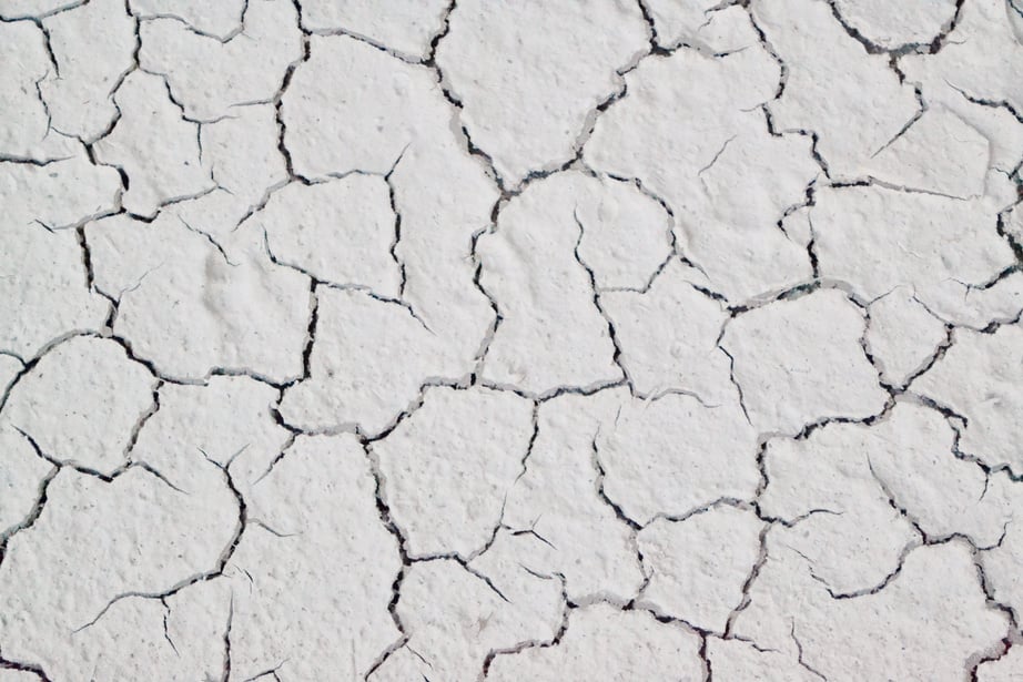 White Paint Cracks